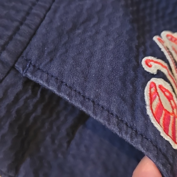 Lilly Pulitzer "The Callahan" True Navy Lobster Patch Shorts - Picture 6 of 10